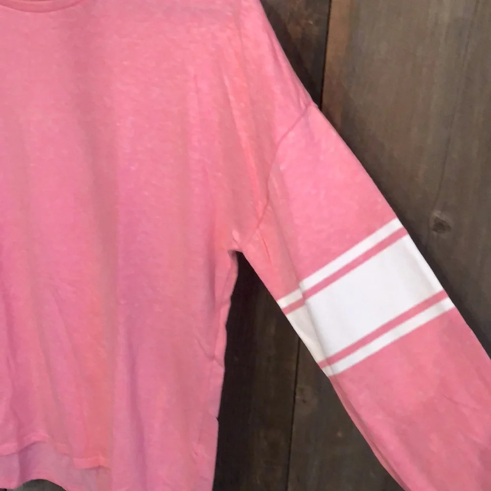 NWOT Old Navy Relaxed Fit Long Sleeve Tee Size XL 14 Pink